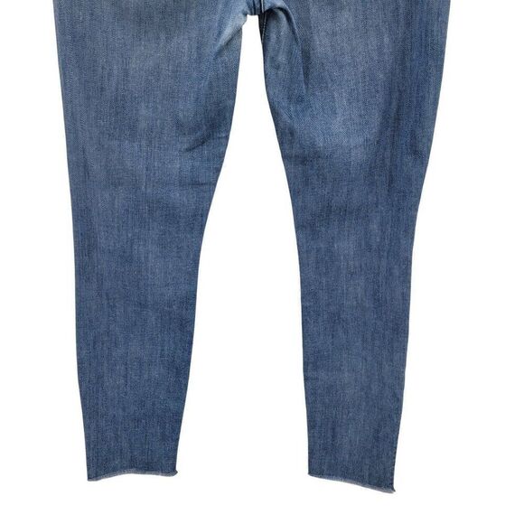 Mother The Stunner Ankle Fray Graffiti Girl Jeans 29 Medium Wash - Picture 13 of 14